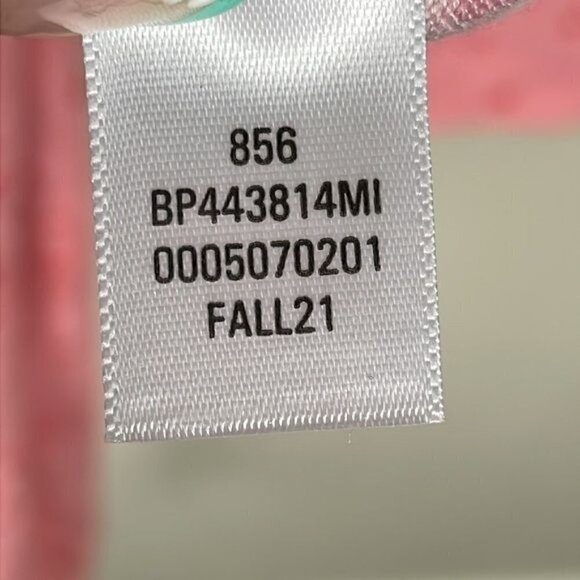 New BP Comfy Print Brushed Knit Pajamas Long Sleeve Top and Pants Pink Snowflake - Picture 10 of 10